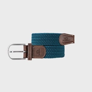 Ceinture tressée bleu caraïbes - t1