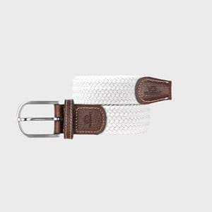 Ceinture tressée blanc coco - t1