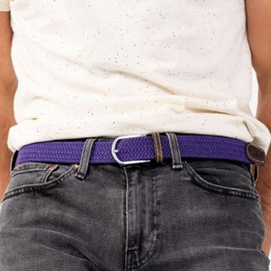 Ceinture tressée violet astral - t1