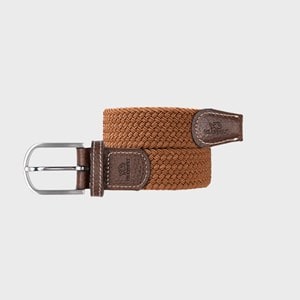 Ceinture tressée caramel - t2