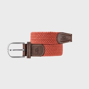 Ceinture tressée rouge oriental - t2