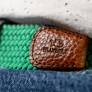 Ceinture tressée golf green - t1