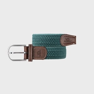 Ceinture tressée pin vert - t2