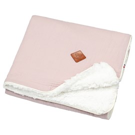 Couverture gaze coton sherpa jeanne