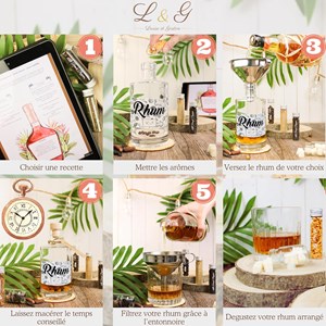 Kit diy rhum arrangé maison