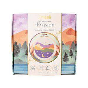 Coffret broderie paysage