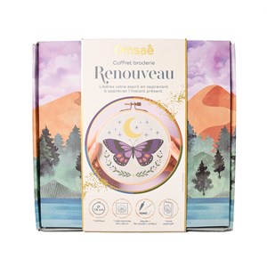 Coffret broderie papillon