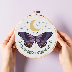 Coffret broderie papillon