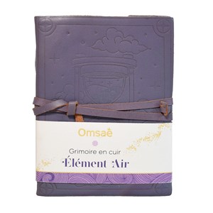 Grimoire en cuir elément air
