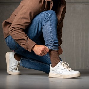 Chaussettes chevron marmotte