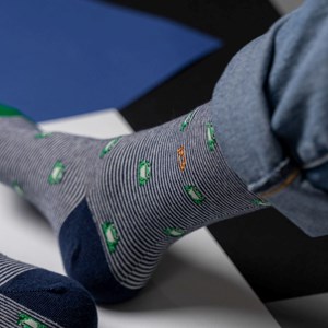 Chaussettes à motifs animaux grenouille
