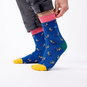 Chaussettes à motifs animaux canard