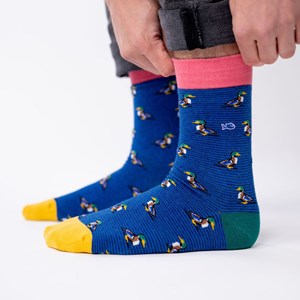 Chaussettes à motifs animaux canard