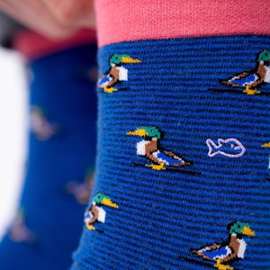 Chaussettes à motifs animaux canard