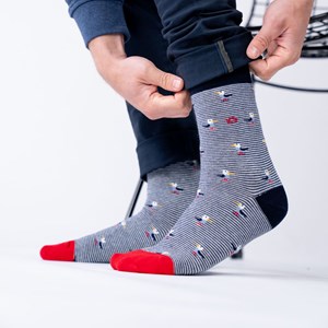 Chaussettes à motifs animaux goéland