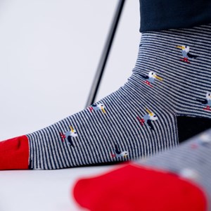 Chaussettes à motifs animaux goéland