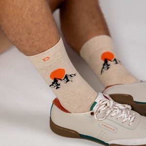 Chaussettes à motifs mont blanc