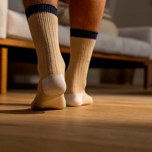 Chaussettes en coton épais zen