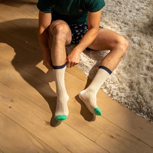 Chaussettes en coton épais zen