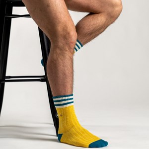 Chaussettes en coton épais cambridge
