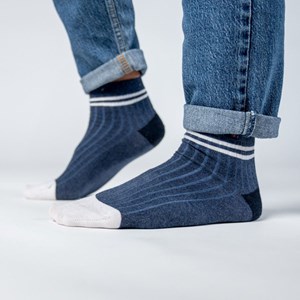 Chaussettes mi-hautes marine