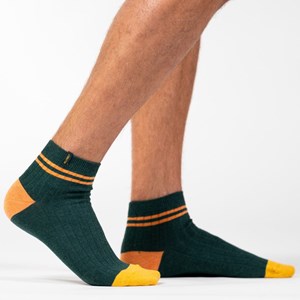 Chaussettes mi-hautes vert