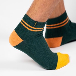 Chaussettes mi-hautes vert