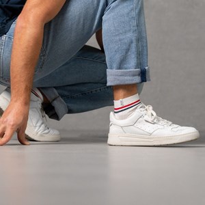 Chaussettes mi-hautes blanc