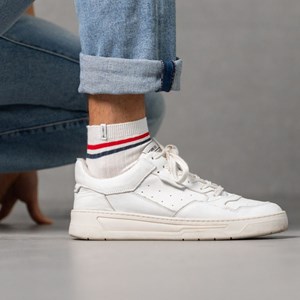 Chaussettes mi-hautes blanc