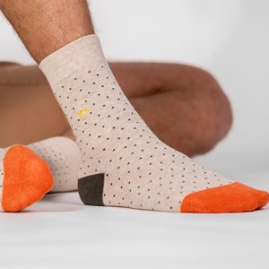 Chaussettes square natural