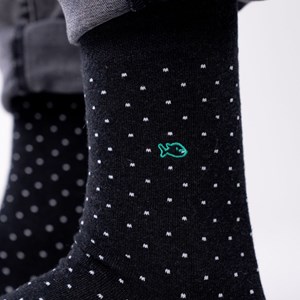 Chaussettes square poivre