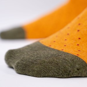 Chaussettes square safran