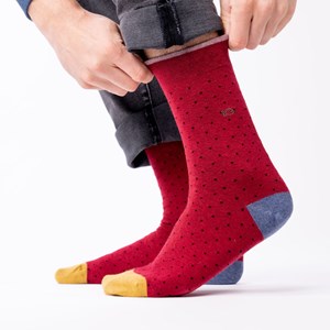 Chaussettes square paprika