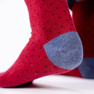 Chaussettes square paprika