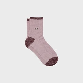 Chaussettes vintage rose