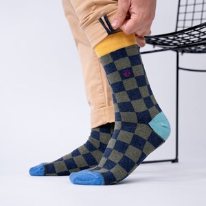 Chaussettes carreaux brooklands