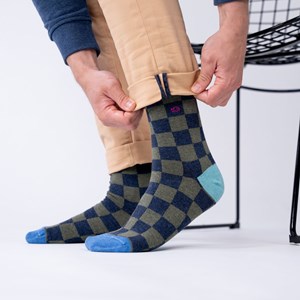 Chaussettes carreaux brooklands
