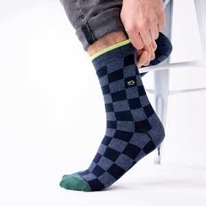 Chaussettes carreaux hunaudières