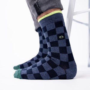 Chaussettes carreaux hunaudières