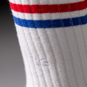 Chaussettes retro french white