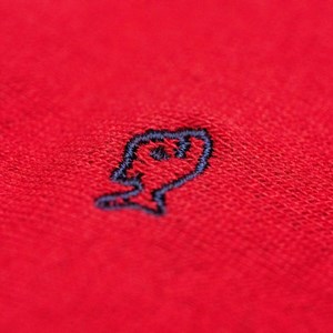 Chaussettes unies rouge grenade