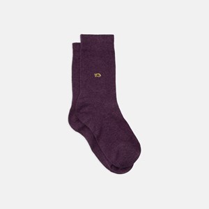 Chaussettes unies deep purple