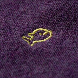 Chaussettes unies deep purple