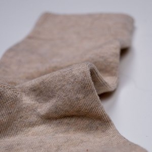 Chaussettes unies beige