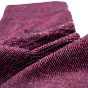 Chaussettes unies bordeaux