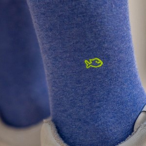 Chaussettes unies lavande