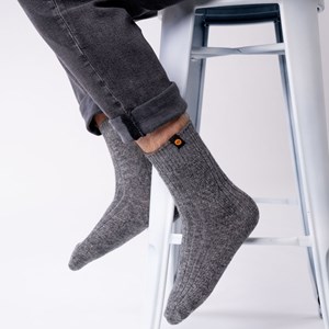 Chaussettes en laine gris