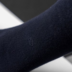 Chaussettes en bambou bleu marine