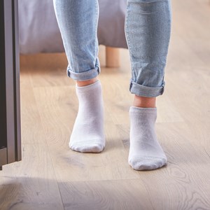 Scoquettes pailletées unies blanc