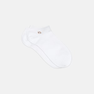 Socquettes unies blanc